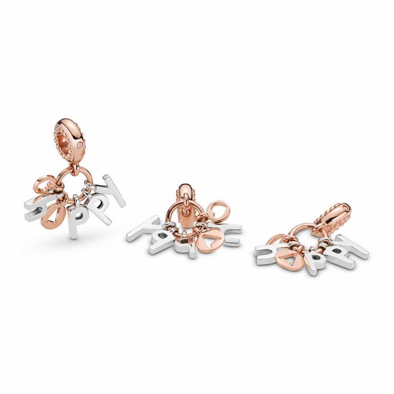 Pandora Rose™ Be Happy Dangle Charm Egypt CK9052876